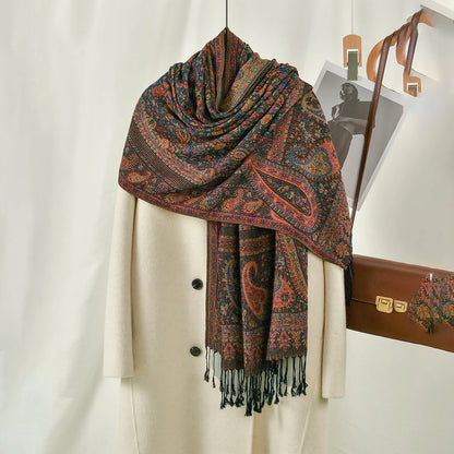 Floral Pashmina Hijab