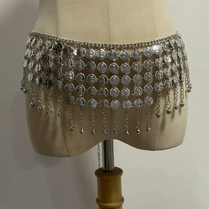 Belly Dance Gold Coin Waist Chain