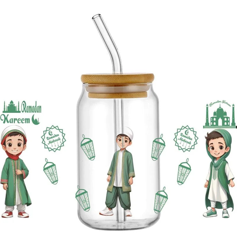 Islamic Decals for Kids Bottles