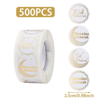 Roll of Eid Mubarak Stickers