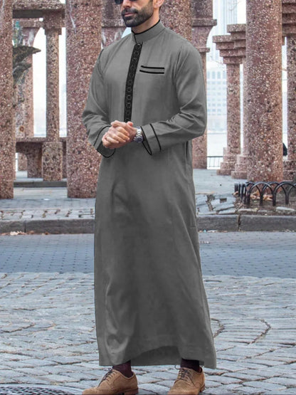 Neck Detail Jubba Thobe