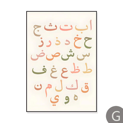 Arabic Learning Decor for Kids