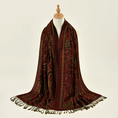 Floral Pashmina Hijab