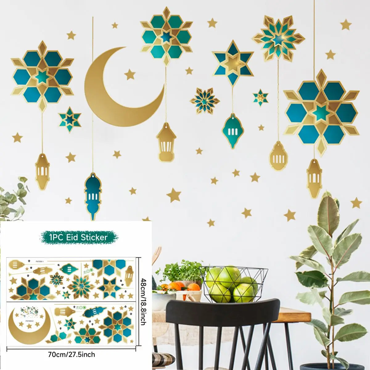 Eid Window Stickers