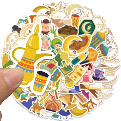 70 Waterproof Islamic Stickers