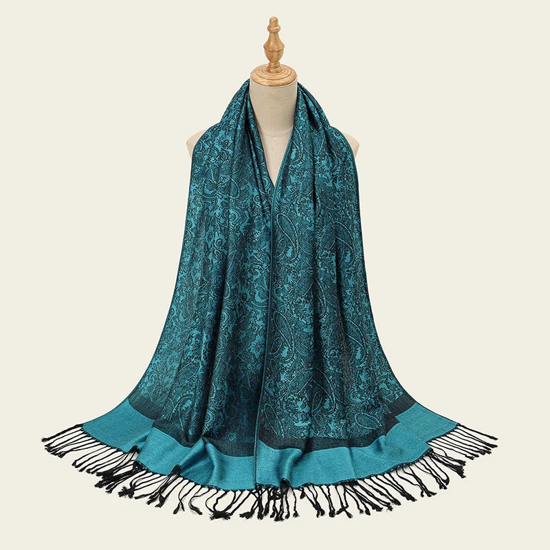 Floral Pashmina Hijab