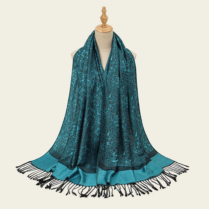 Floral Pashmina Hijab