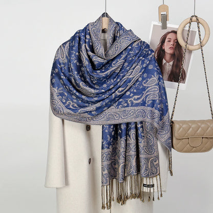 Floral Pashmina Hijab