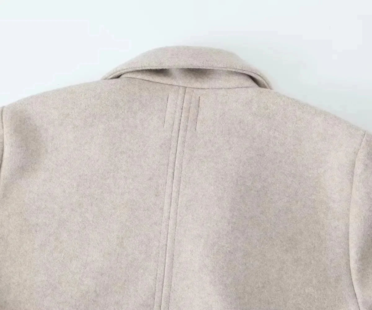 Winter Wool Trench Coat