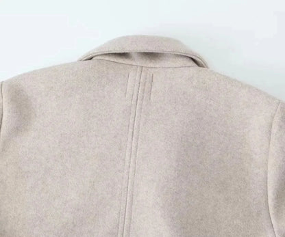Winter Wool Trench Coat