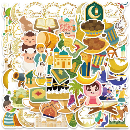70 Waterproof Islamic Stickers
