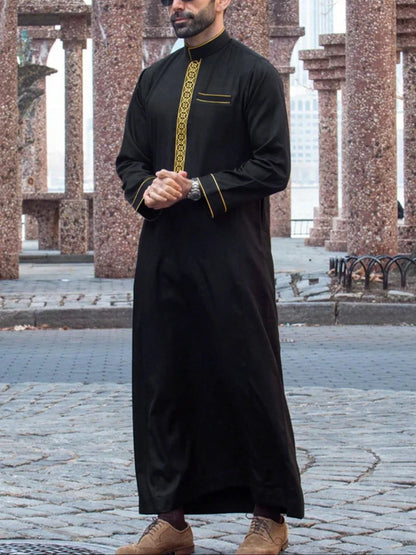 Neck Detail Jubba Thobe