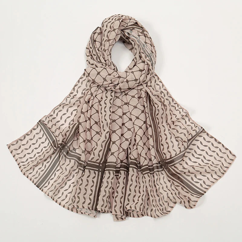 Chiffon Keffiyeh Hijab