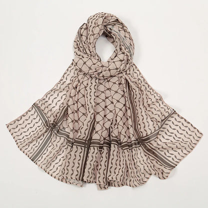 Chiffon Keffiyeh Hijab