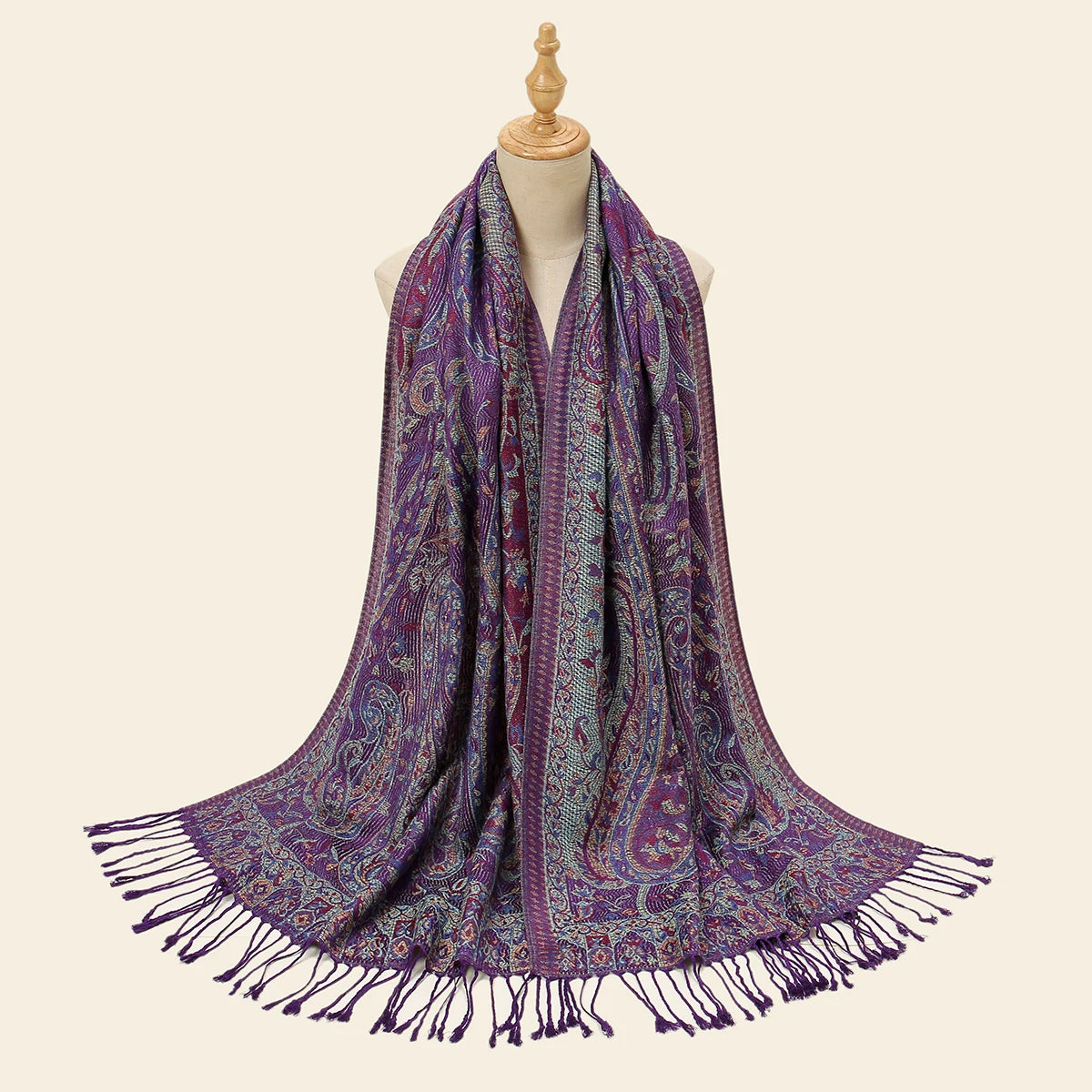 Floral Pashmina Hijab
