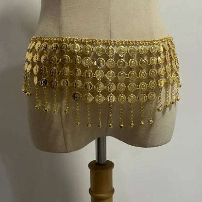 Belly Dance Gold Coin Waist Chain