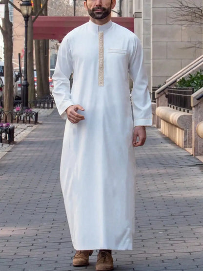 Neck Detail Jubba Thobe