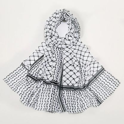 Chiffon Keffiyeh Hijab