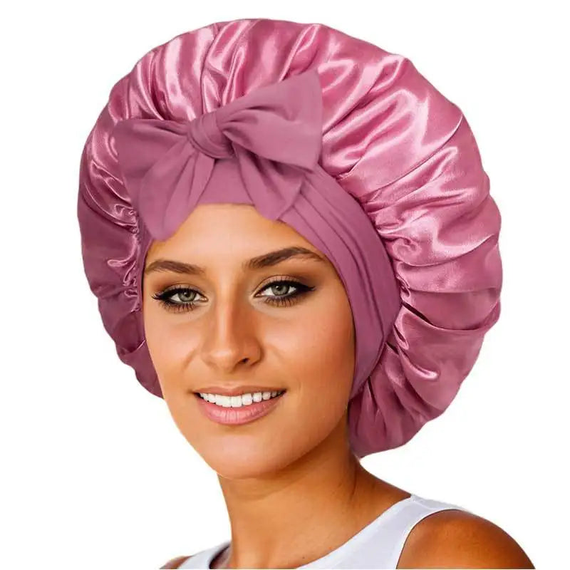 Adjustable Silk Satin Bonnet