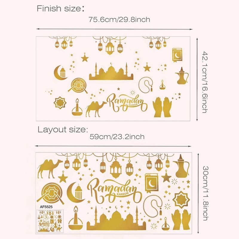 Eid Window Stickers