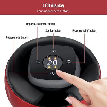 Smart Red Light Therapy Cupping Massager