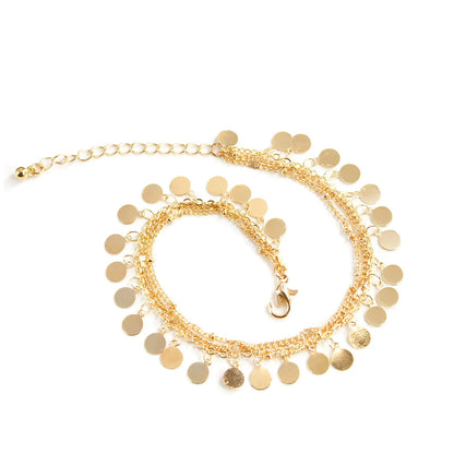 Gold Coin Anklet
