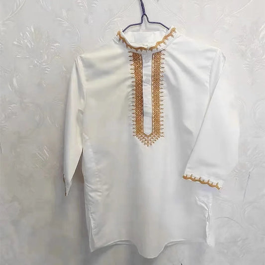 Embroidered Two-Piece Set for Boys