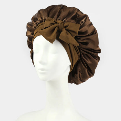 Adjustable Silk Satin Bonnet