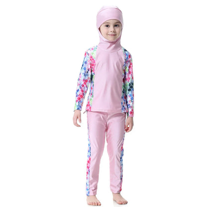 2 Piece Modest Girl's Swimwear