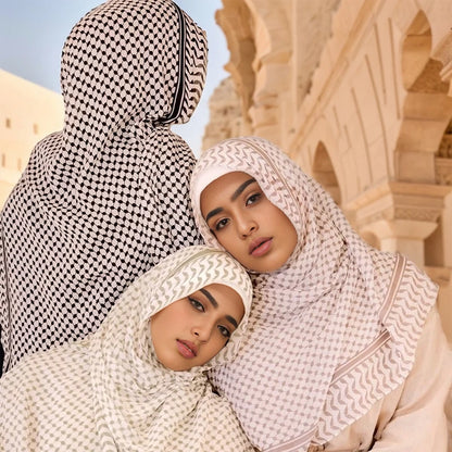 Chiffon Keffiyeh Hijab