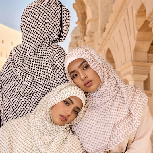 Chiffon Keffiyeh Hijab