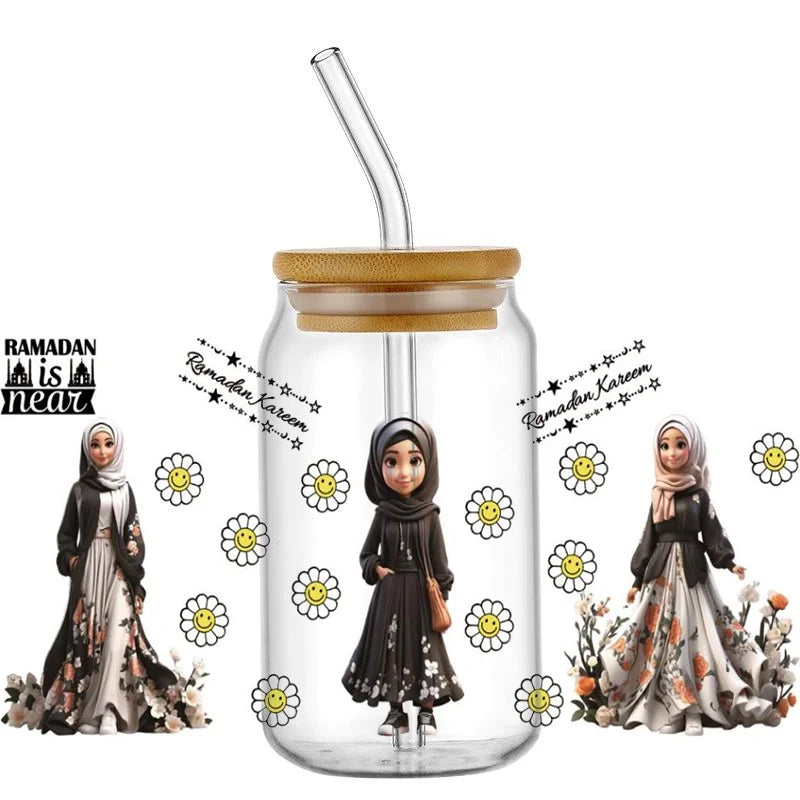 Islamic Decals for Kids Bottles