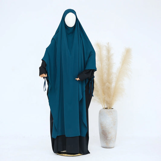 Exra Long Khimar & Niqab Integrated