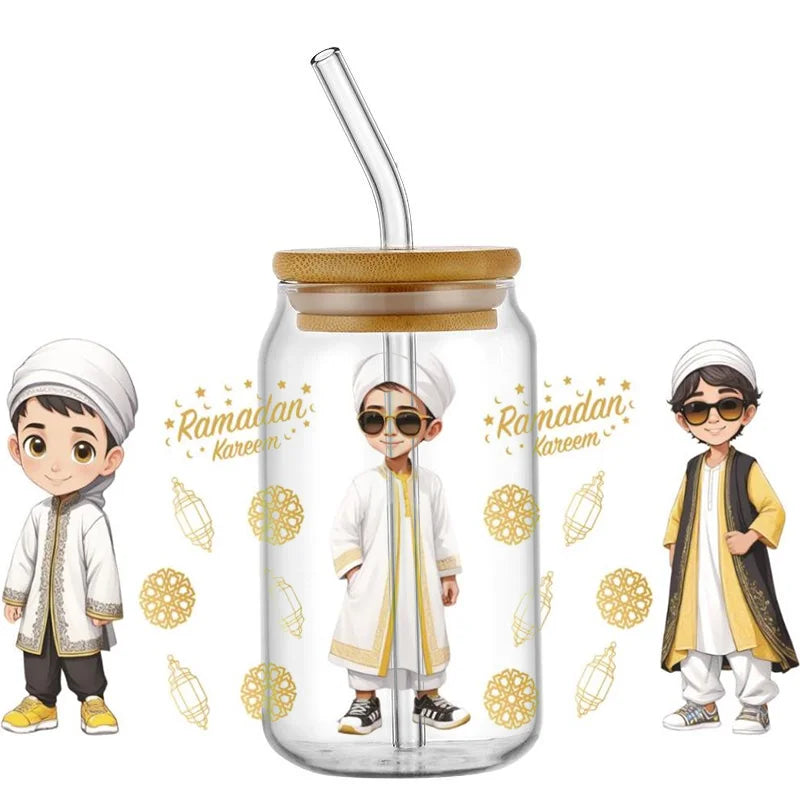 Islamic Decals for Kids Bottles