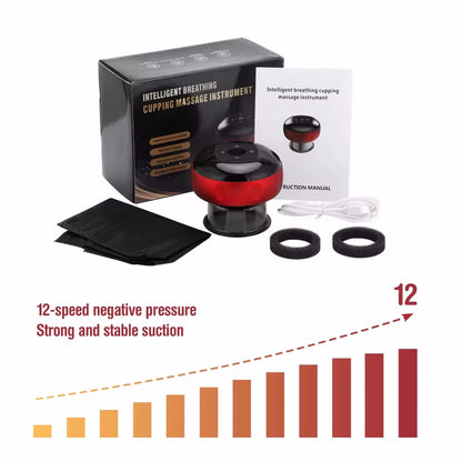 Smart Red Light Therapy Cupping Massager
