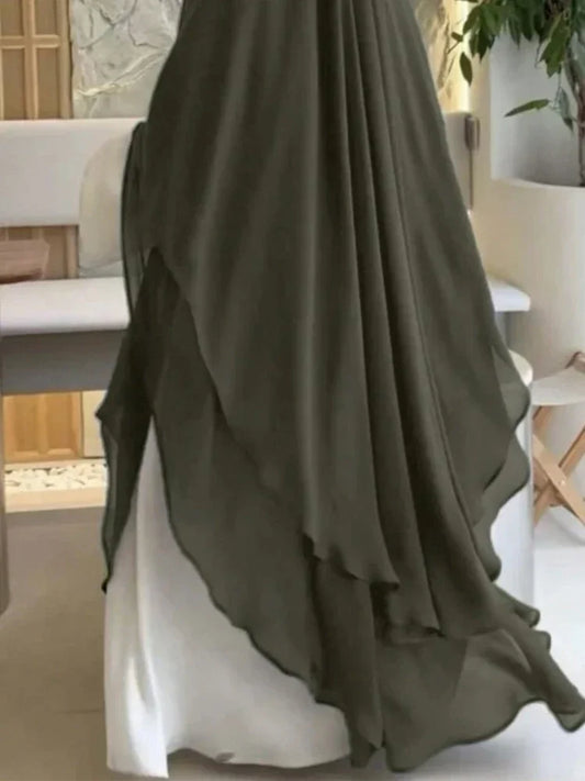 2 Layer Extra Long Khimar