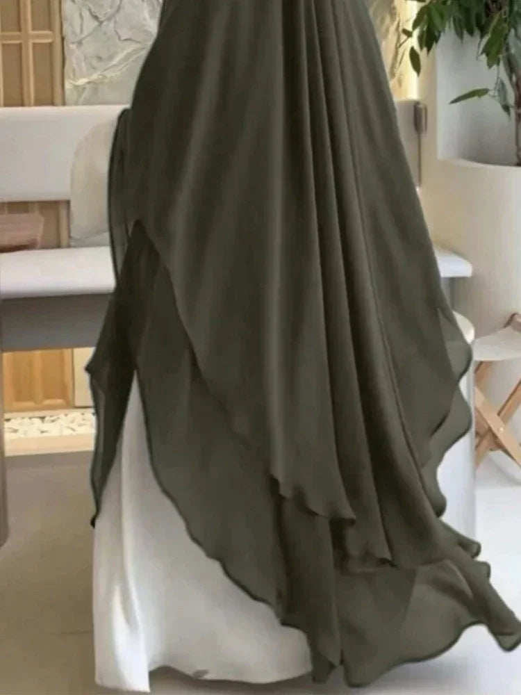 2 Layer Extra Long Khimar