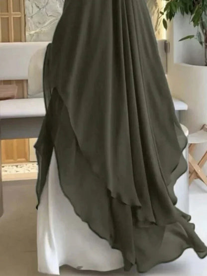2 Layer Extra Long Khimar