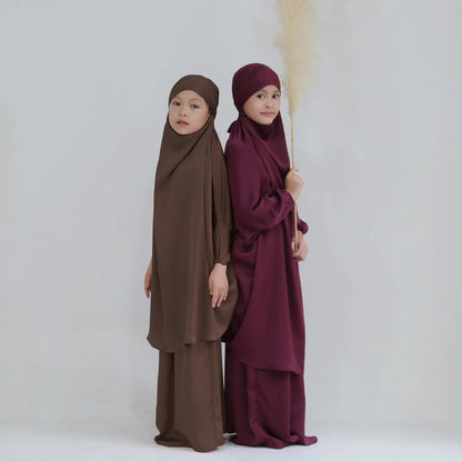 Girls Two Piece Jilbab Set
