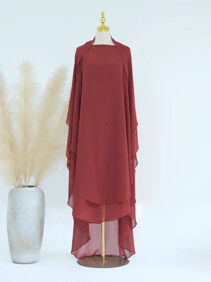 2 Layer Extra Long Khimar