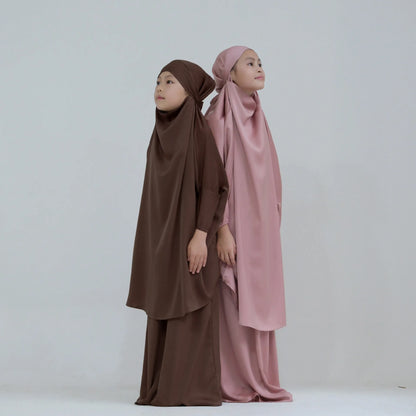Girls Two Piece Jilbab Set