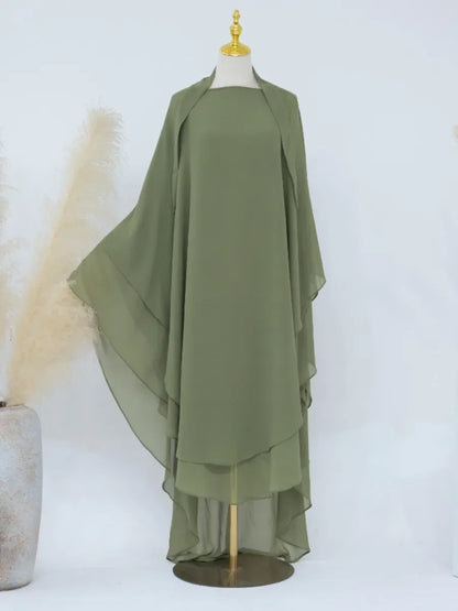 2 Layer Extra Long Khimar