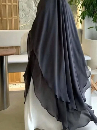 2 Layer Extra Long Khimar