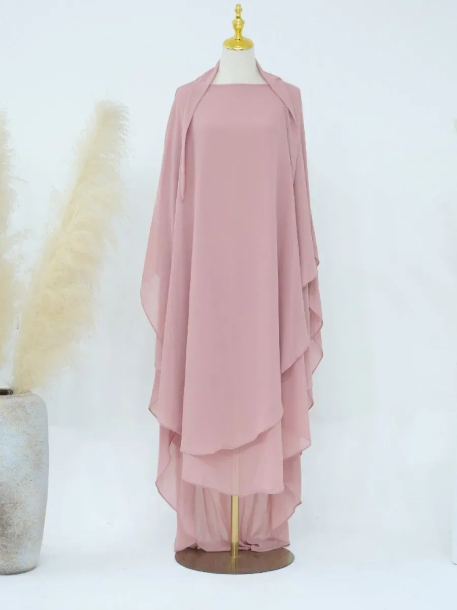 2 Layer Extra Long Khimar